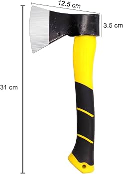 '-600g Hatchet Axe Fiberglass Body Rubberized Handle